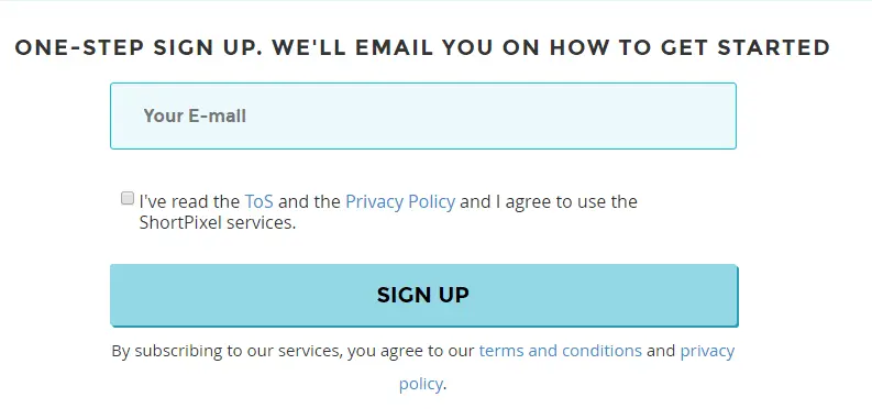 Đăng ký tài khoản ShortPixel - Nén ảnh tự động cho WordPress