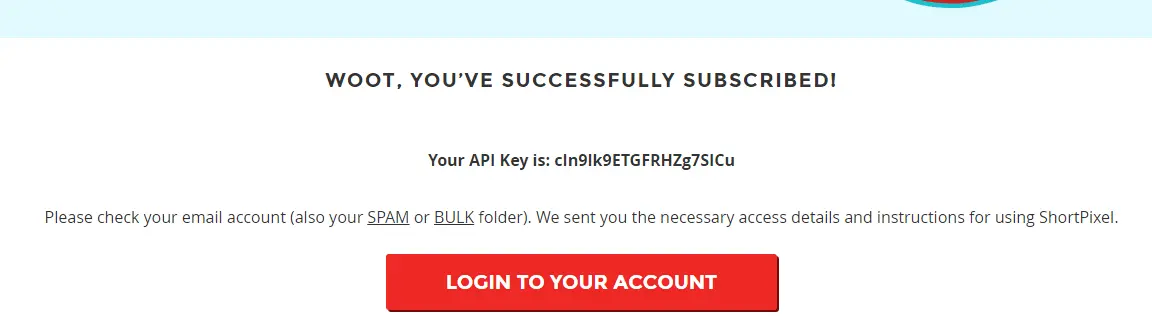 Kiểm tra email để xem mật khẩu tài khoản