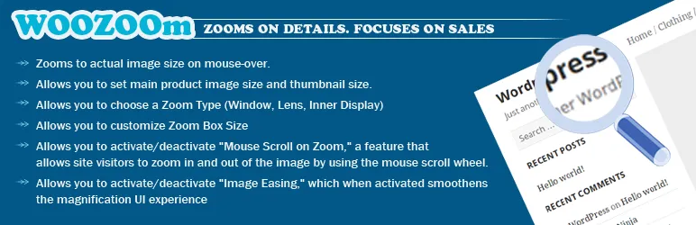 WOOZOOm – Plugin zoom ảnh WordPress magnifer